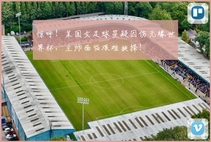 惊呼！某国女足球星疑因伤无缘世界杯，主帅面临艰难抉择！